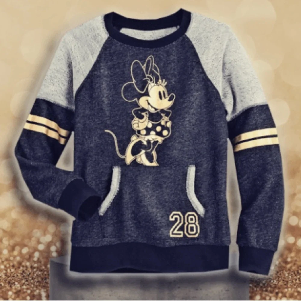 Minnie Mouse Raglan Pullover Sweater - Picture 3 of 3
